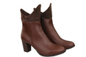 Damen-Winterstiefel, Naturleder, Braun 137 ElitaBut
