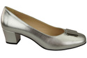 Damenschuhe Pumps Naturleder 187 Silber ElitaBut