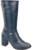 Footwear Damen-Halbstiefel, Naturleder, Marineblau 189 ElitaBut