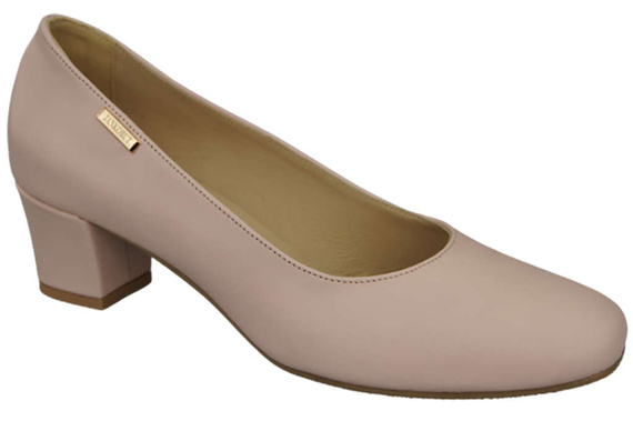 Damenschuhe Pumps Naturleder 172 Puderrosa ElitaBut