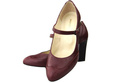 Damenschuhe Pumps, Naturleder, Burgund 958 ElitaBut
