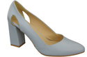Damenschuhe Pumps Hellblau Naturleder 184 ElitaBut