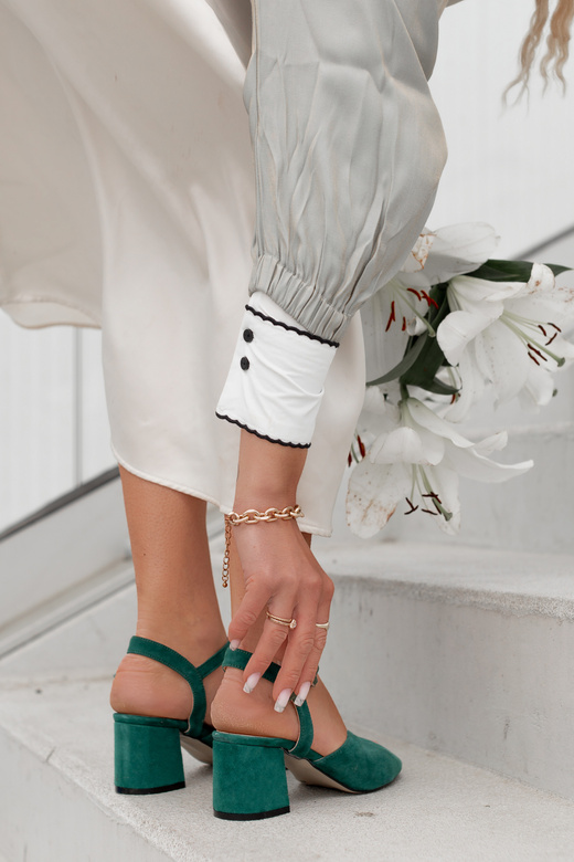 Damenschuhe Sandalen Schwarz, Naturleder, Wildleder 185 ElitaBut