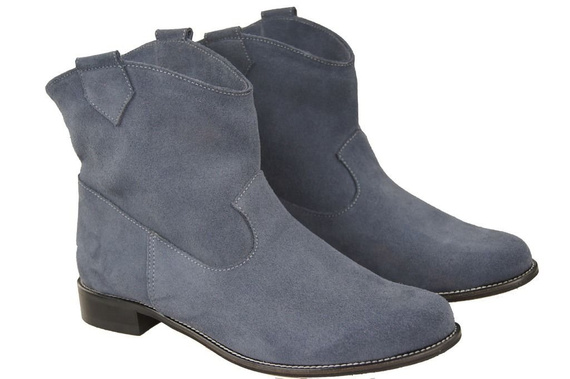 Damenschuhe Frühling / Herbst, natürliches Veloursleder, Graphit 132 L ElitaBut