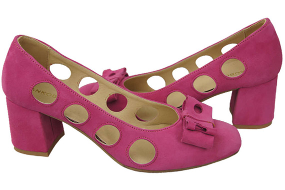 Damenschuhe Fuchsia Pumps Natürliches Wildleder 182 ElitaBut