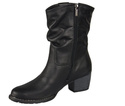 Damenstiefeletten, Naturleder, Schwarz 792 ElitaBut