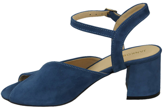 Damenschuhe Sandalen Blau, Naturleder, Wildleder 185 ElitaBut