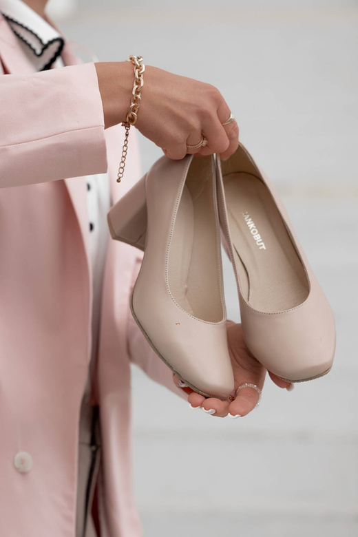 Damenschuhe Pumps Naturleder 171 Cappuccino Lico ElitaBut