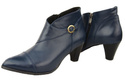 Damen-Winterstiefel, Naturleder, Marineblau 100 von ElitaBut