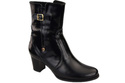 Damenstiefel, Warm, Naturleder, Schwarz, Glänzend 882 Z ElitaBut