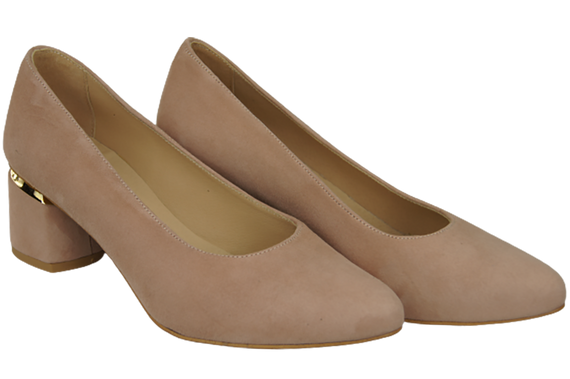 Damenschuhe Pumps Rosa Natürliches Wildleder 143 Von ElitaBut