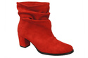Damenschuhe Stiefeletten, Naturleder, Rot 986 ElitaBut