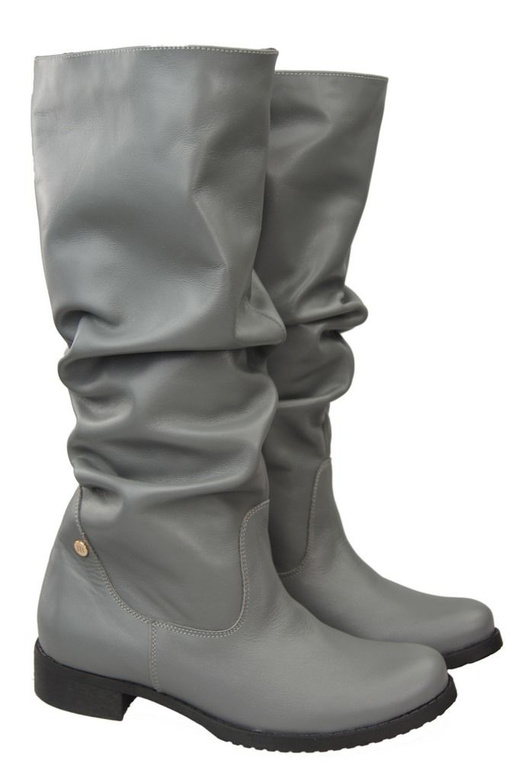 Schuhe Damenstiefel Stiefel, Naturleder 123 Popiel ElitaBut