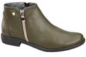 Frühlingsstiefel für Damenschuhe, Naturleder, Olive 872 ElitaBut