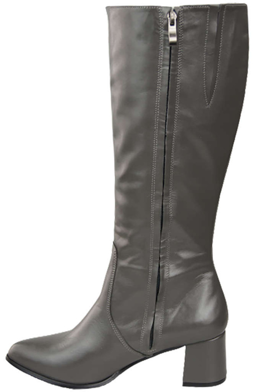 Klassische Damenstiefel, Naturleder, Graphit 175 ElitaBut
