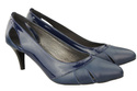 Damenschuhe Pumps Marineblau, Naturleder 995 ElitaBut