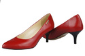 Damenschuhe Pumps, Naturleder, Rot 825 ElitaBut