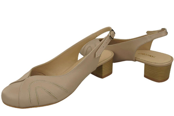 Damenschuhe Sandalen, Naturleder Cappuccino Lico 842 ElitaBut