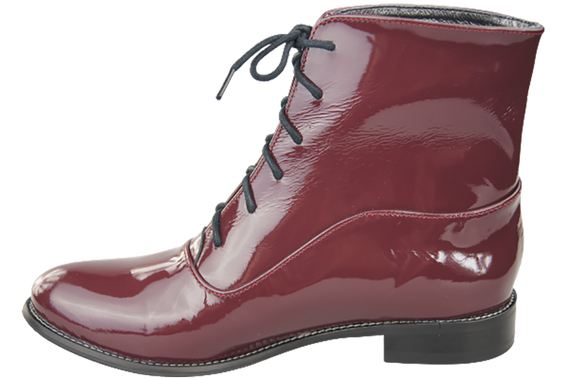 Damenschuhe Frühling/Herbst Naturleder Burgund Patent 155 L ElitaBut