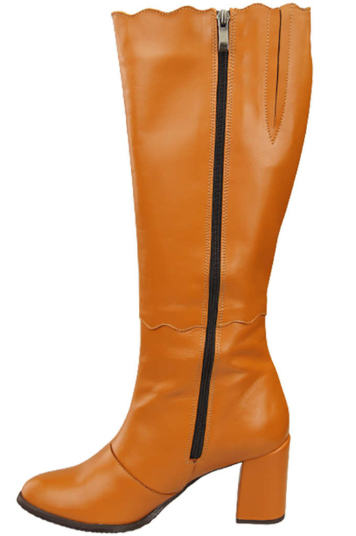 Klassische Damenstiefel, Naturleder, Rude 176 ElitaBut