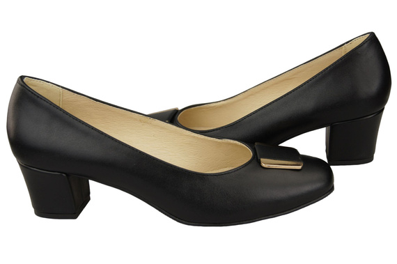 Damenschuhe Pumps Naturleder 187 Schwarz ElitaBut