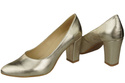 Damenschuhe Goldene Pumps, Naturleder 170 ElitaBut