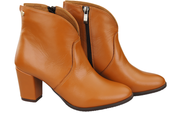 Winterstiefel für Damen, Naturleder, Rot 152, von ElitaBut