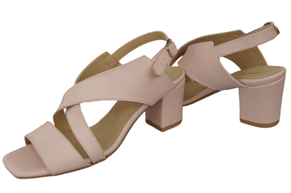 Damenschuhe Sandalen Rosa Puder Naturleder 149 ElitaBut