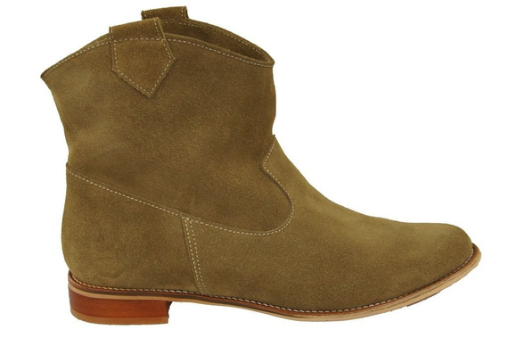 Damenschuhe Frühling / Herbst Naturveloursleder Olive 132 L ElitaBut