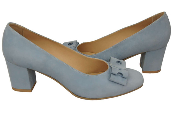Damenschuhe Pumps Blau Natürliches Wildleder 163 ElitaBut