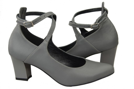 Damenschuhe Pumps Grau Naturleder 118 ElitaBut