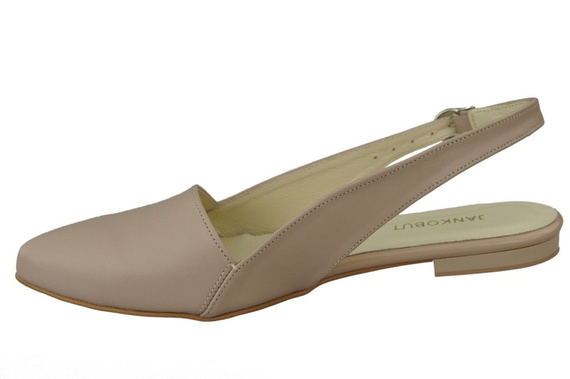 Schuhe Damen Sandalen Cappuccino Grain Naturleder 996 ElitaBut