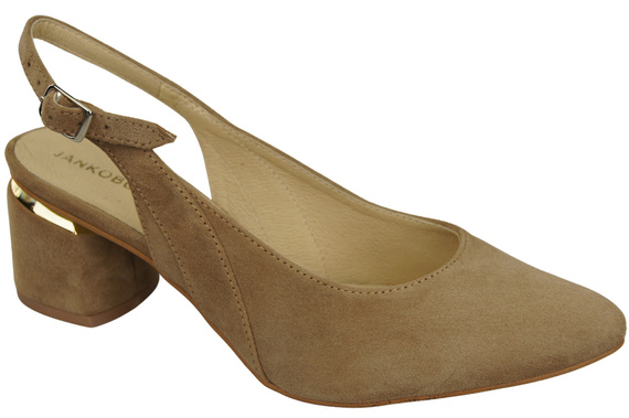 Damensandalen aus natürlichem Wildleder Oliv Eleganz und Komfort 196 von ElitaBut