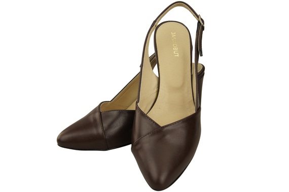 Damen Footwear Schokolade Stiletto Sandalen Natural Leder 217 ElitaBut