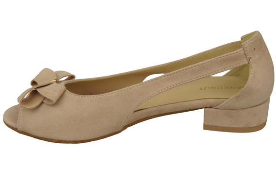 Schuhe Damensandalen Puderrosa Naturleder Wildleder 994 Kombination aus Stil und Komfort ElitaBut