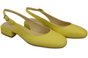 Damen Schuhe Sandalen Zitrone Flacher Absatz Naturleder 206 ElitaBut