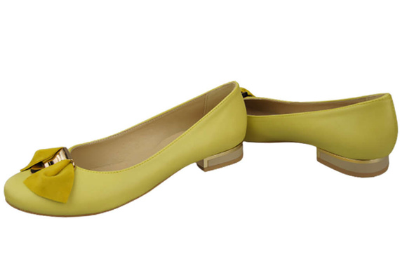 Damen Ballerinas Naturleder Lemon 894 ElitaBut