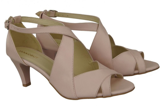 Damenschuhe Sandalen Rosa Puder Naturleder 130 ElitaBut