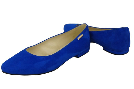 Damenschuhe Ballerinas Azure Naturleder Wildleder 131 ElitaBut