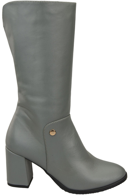 Footwear Damen-Halbstiefel, Naturleder, Grau 189 ElitaBut