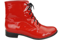 Damenstiefel Frühling/Herbst Naturleder Rot Lack 155 L ElitaBut