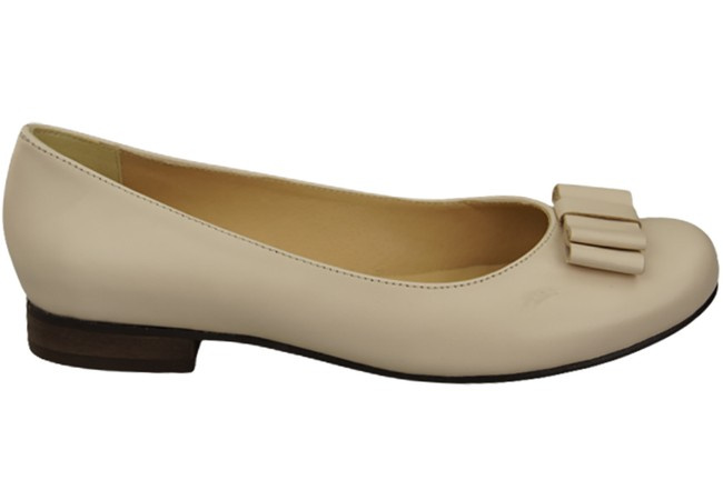 Damen Ballerinas, Naturleder, Beige 702 ElitaBut