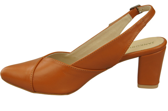 Damen Footwear Rotes Stiletto Sandalen Natural Leder 217 ElitaBut