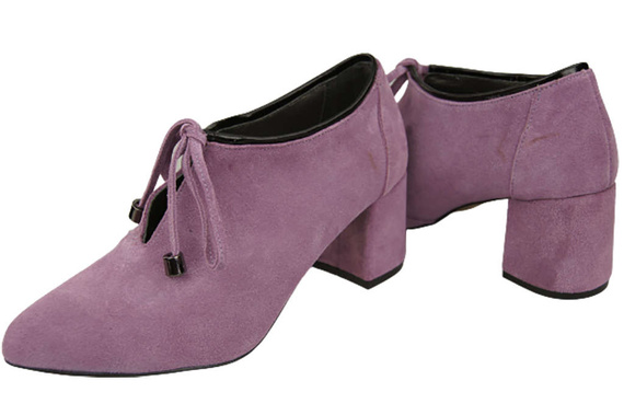 Damenschuhe Lila Schuhe, Naturveloursleder 183 ElitaBut