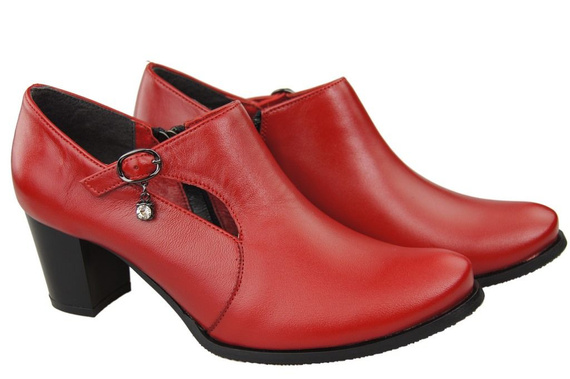 Damenstiefel Naturleder Rot 109 ElitaBut