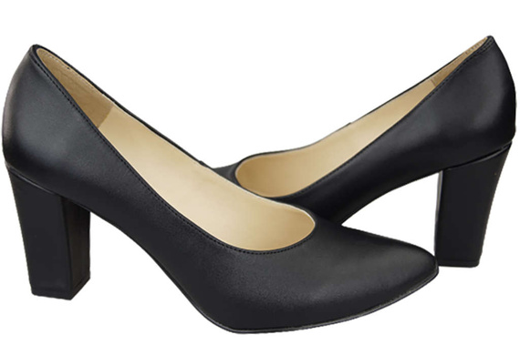 Damenschuhe Pumps Schwarz Naturleder 170 ElitaBut