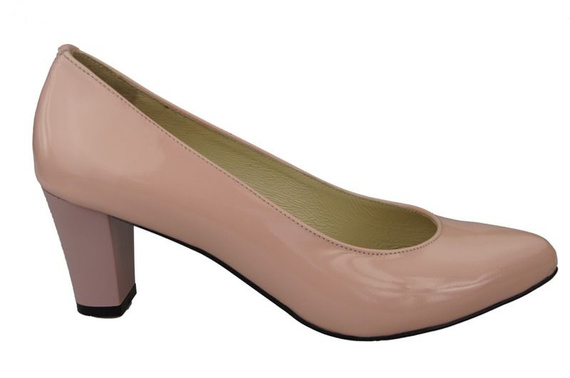 Damenschuhe Pumps Naturleder Rosa Pulverlack 974 ElitaBut