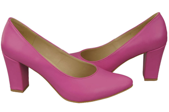 Damenschuhe Pumps Fuchsia Naturleder 170 ElitaBut