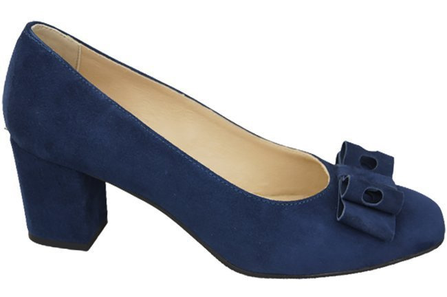 Damenschuhe Pumps Marineblau Natürliches Wildleder 163 ElitaBut