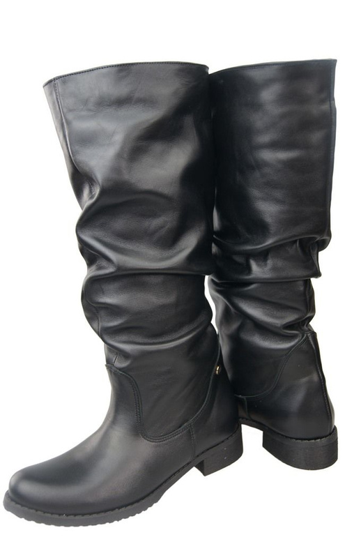 Schuhe Damenstiefel, Stiefel, Naturleder 123 Schwarz ElitaBut